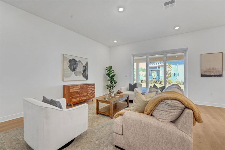 Furnished interior view inside a new home in Palms at Windermere, Windermere (Image 7).