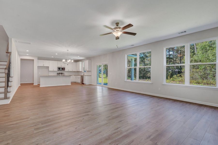Representative unfurnished interior of a home built from the The Stonecrest by Smith Family Homes in Ramsey Landing, Rincon (Image 25).
