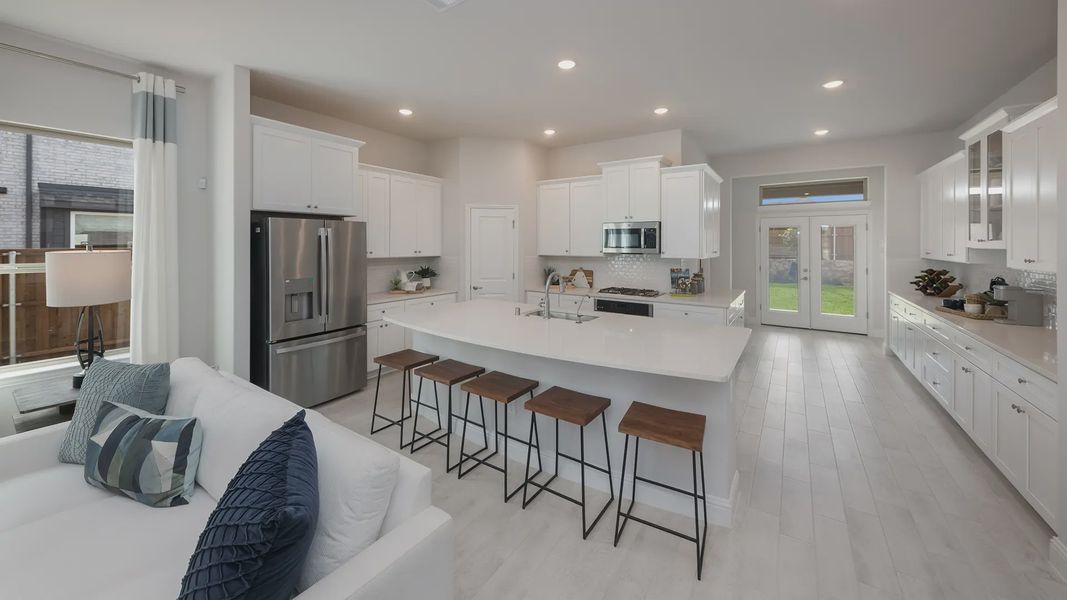 Furnished interior view inside a new home in Las Lomas, Forney (Image 22).