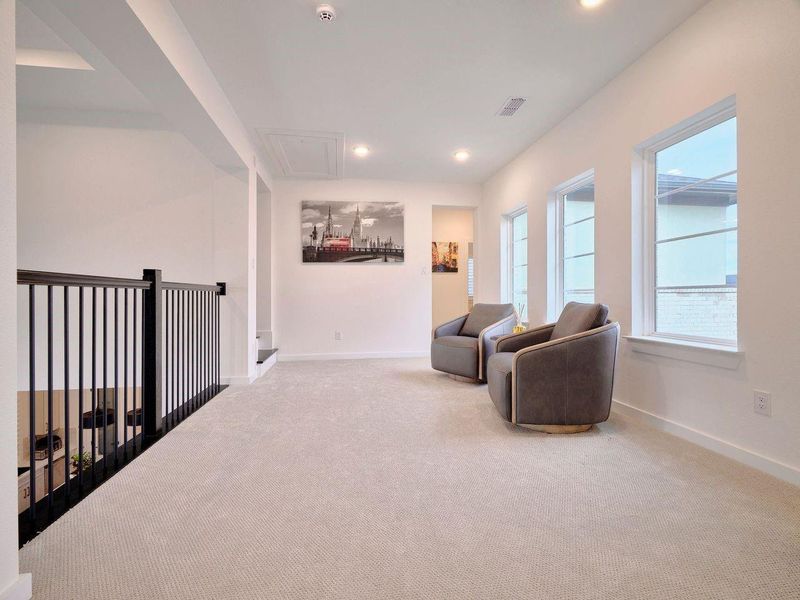 Furnished interior view inside a new home in Cross Creek Ranch 45' 70', Fulshear (Image 34).