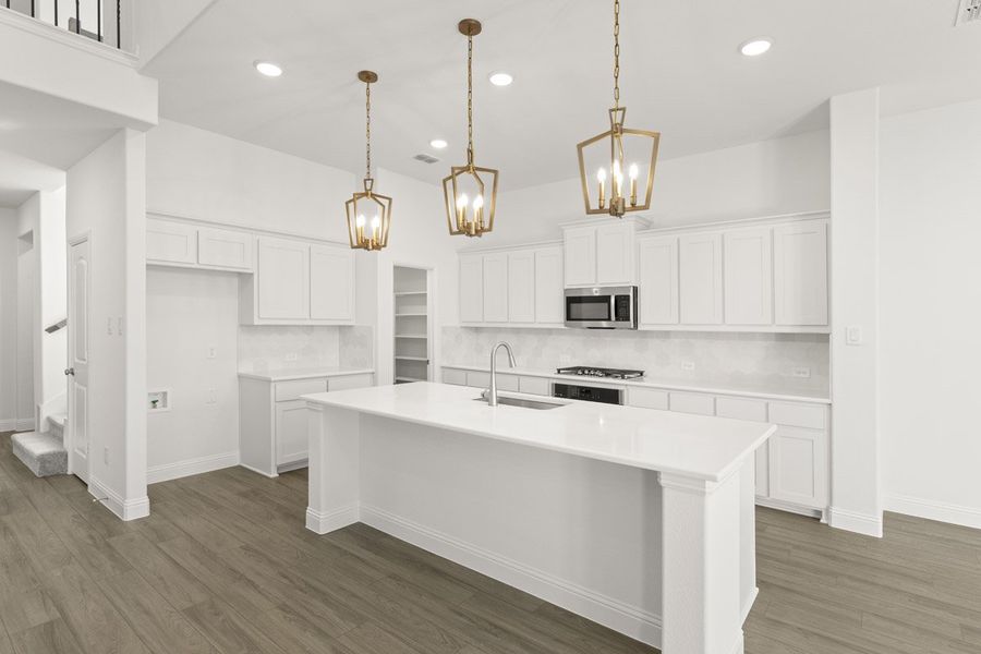 Representative furnished interior of a home built from the Grapevine by Pacesetter Homes in River Ranch, Van Alstyne (Image 6). Representative furnished interior of a home built from the Grapevine by Pacesetter Homes in River Ranch, Van Alstyne (Image 6).