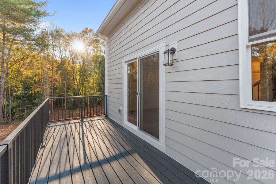 Exterior details and patio area of a home in , Hickory (Image 30).