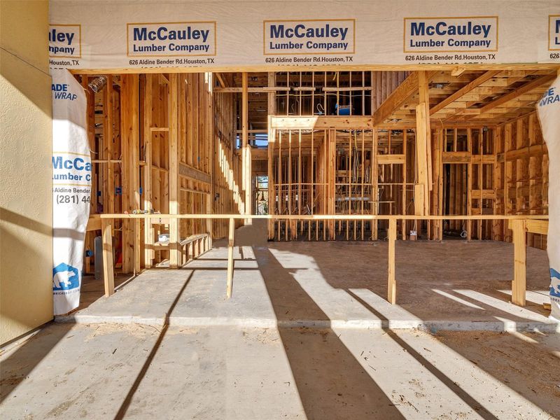 In-progress construction of a new home in , Houston, TX (Image 27).