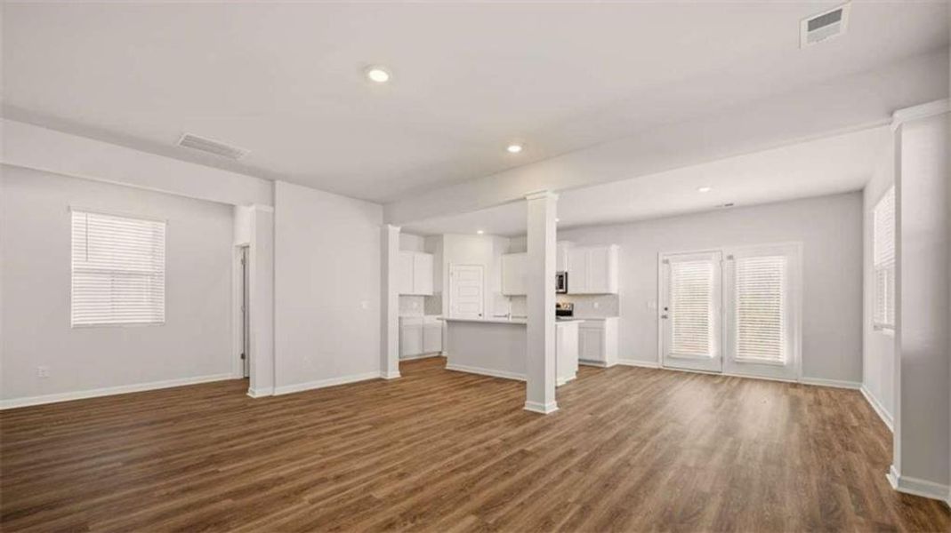 Spacious, unfurnished interior of a new home in Oakchase at Hampton, Hampton (Image 12). Spacious, unfurnished interior of a new home in Oakchase at Hampton, Hampton (Image 12).
