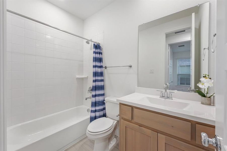 Furnished interior view inside a new home in Pecan Square, Northlake (Image 20).