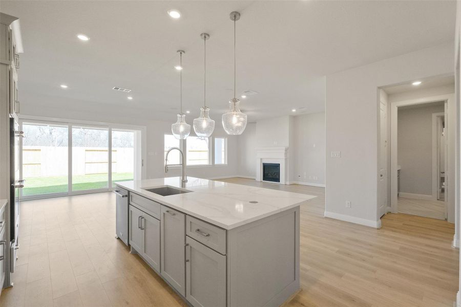 Furnished interior view inside a new home in Sienna 65', Missouri City (Image 16).