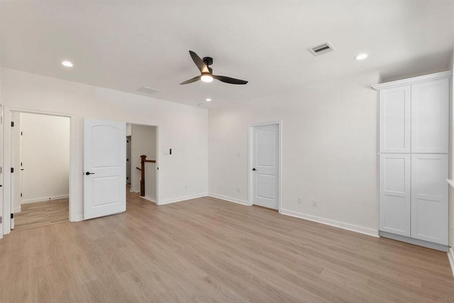 Master Suite with large Walk-In Closet