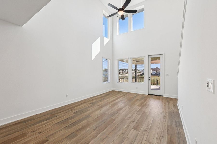 Spacious, unfurnished interior of a new home in Lariat, Liberty Hill (Image 17). Spacious, unfurnished interior of a new home in Lariat, Liberty Hill (Image 17).