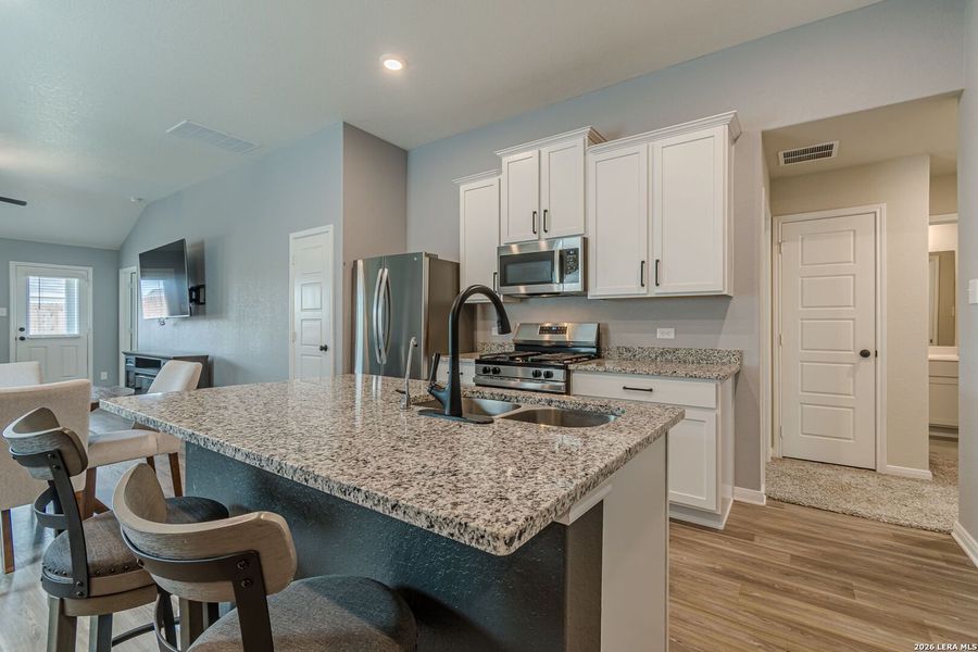 Furnished interior view inside a new home in Willow Point, San Antonio (Image 33).