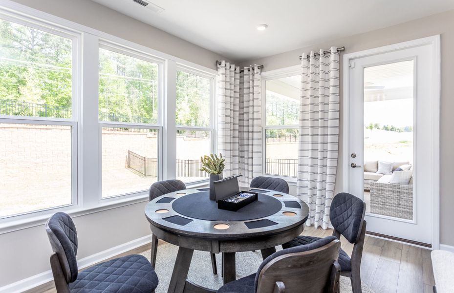 Representative furnished interior of a home built from the Contour by Del Webb in Del Webb at Chatham Park, Pittsboro (Image 10).