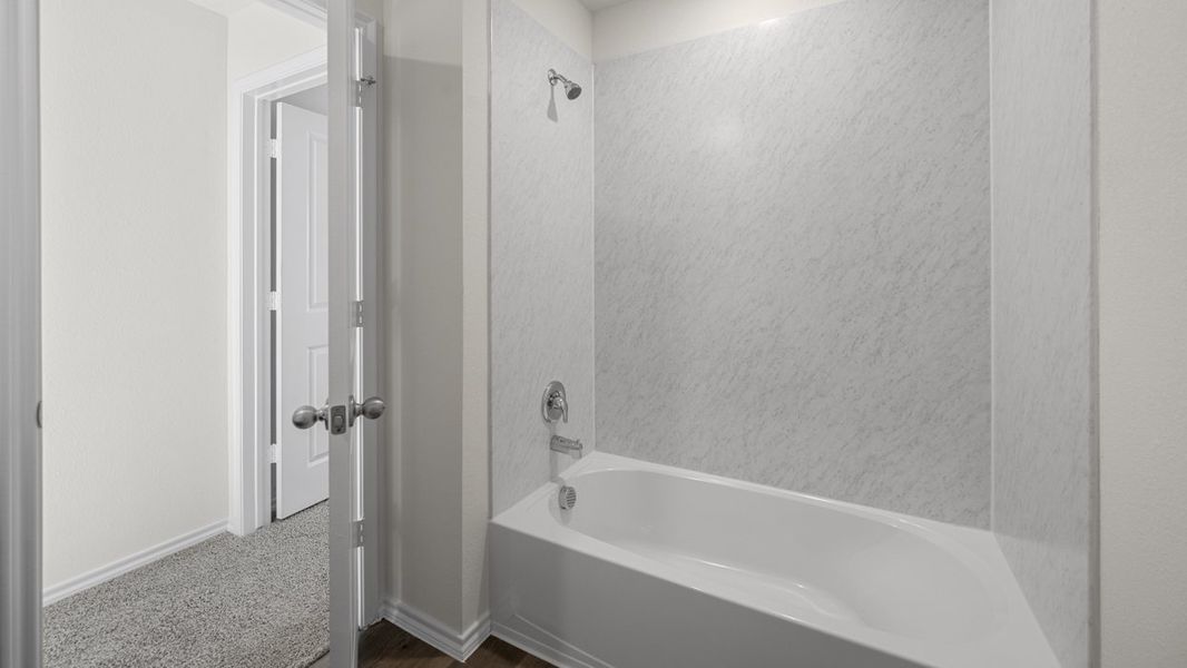 Furnished interior view inside a new home in Crane Crossing, Crandall (Image 10).