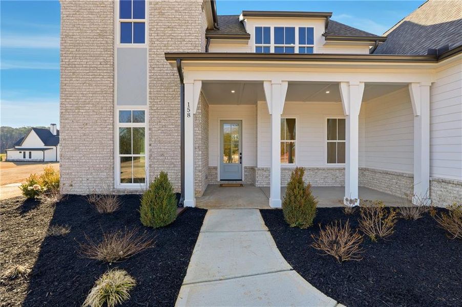 Exterior details and patio area of a home in , Canton (Image 30).