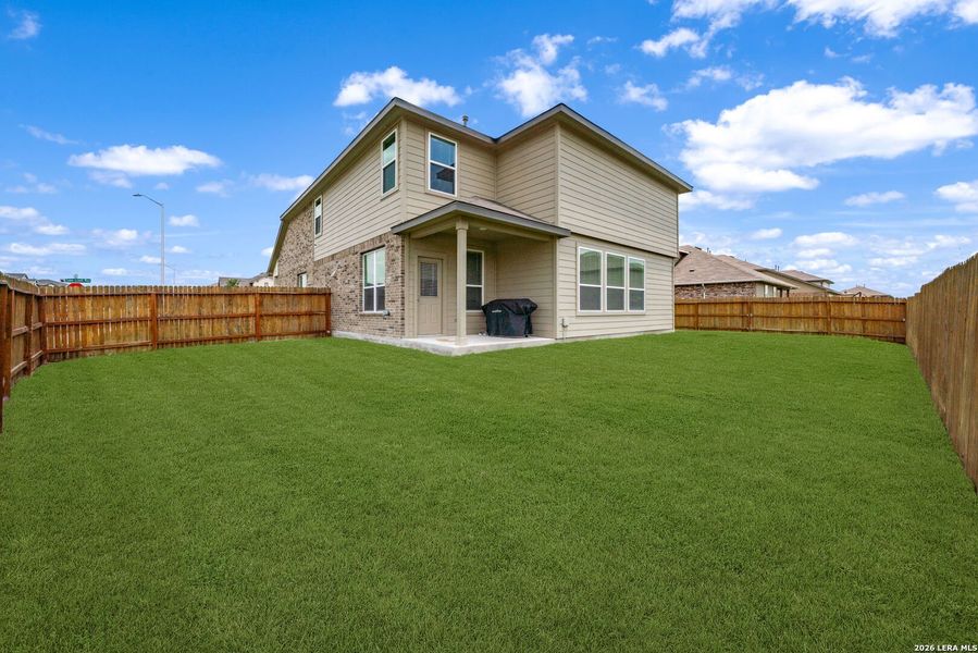 Exterior details and patio area of a home in , Cibolo (Image 3).