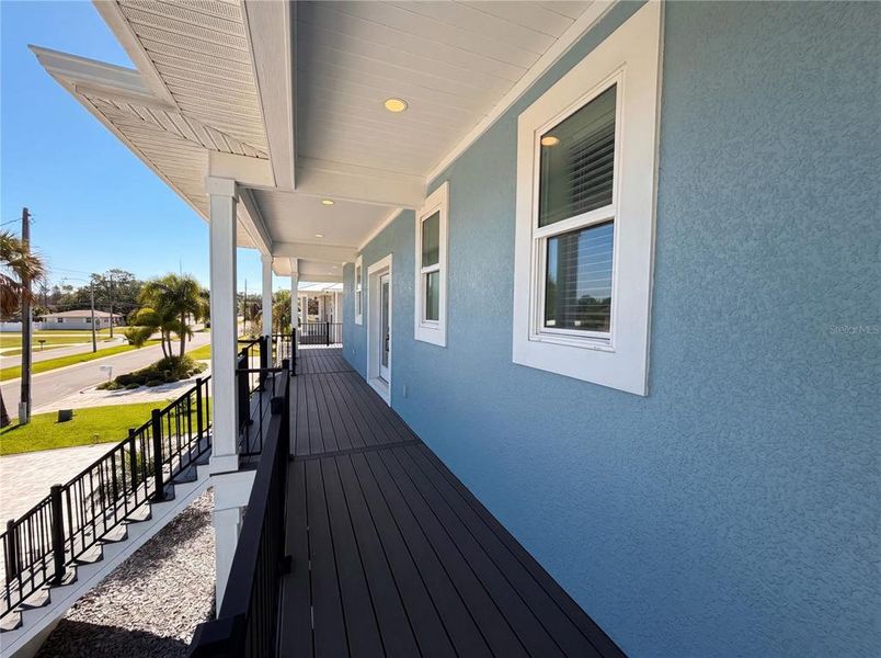 Exterior details and patio area of a home in , Dunedin (Image 21).