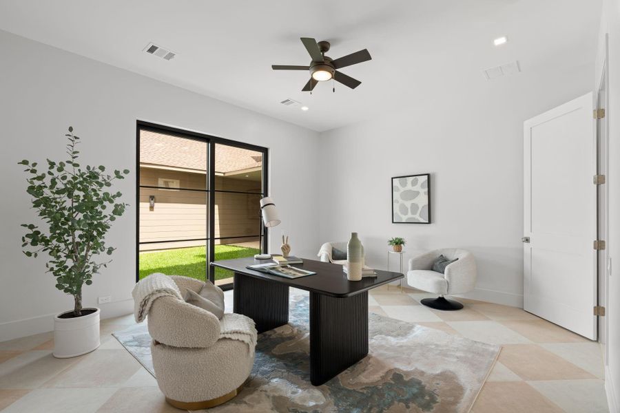 study/ bedroom/ downstairs