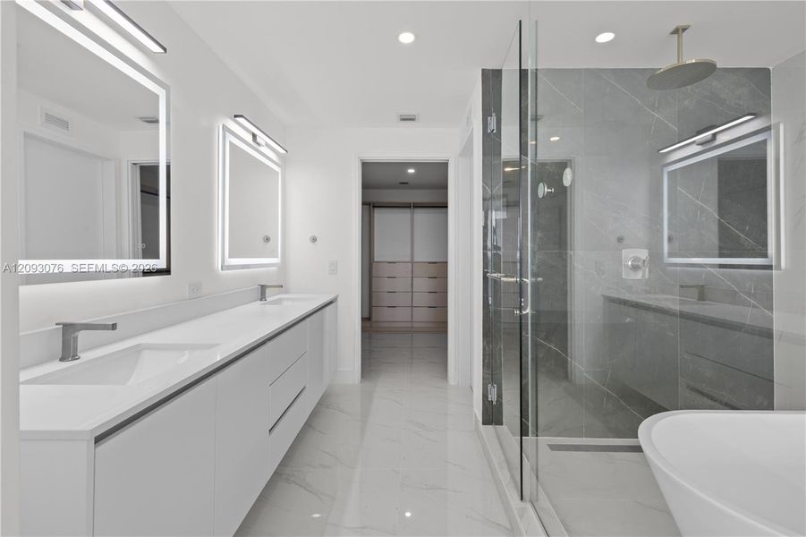 Furnished interior view inside a new home in Aria Reserve, Miami (Image 6).