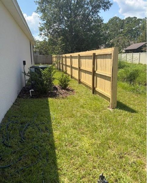 Exterior details and patio area of a home in Palm Coast, Palm Coast (Image 3).