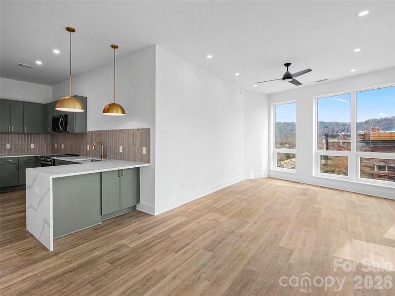 Spacious, unfurnished interior of a new home in , Asheville (Image 20).