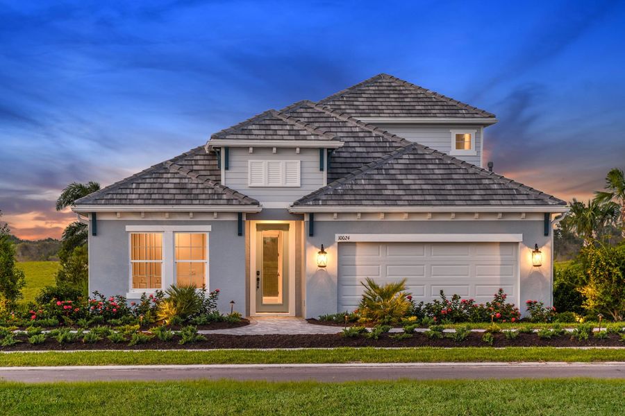 Representative exterior photo of a completed home built from the Dream 2 by Neal Communities in Grand Park, Sarasota, FL (Image 18).