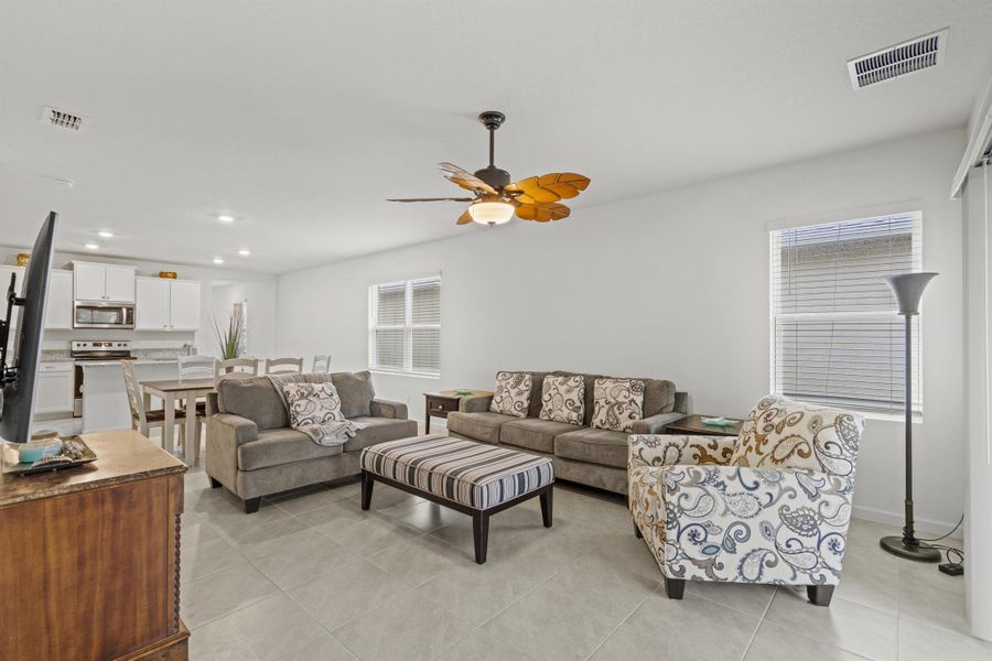 Furnished interior view inside a new home in , Port St. Lucie (Image 22).