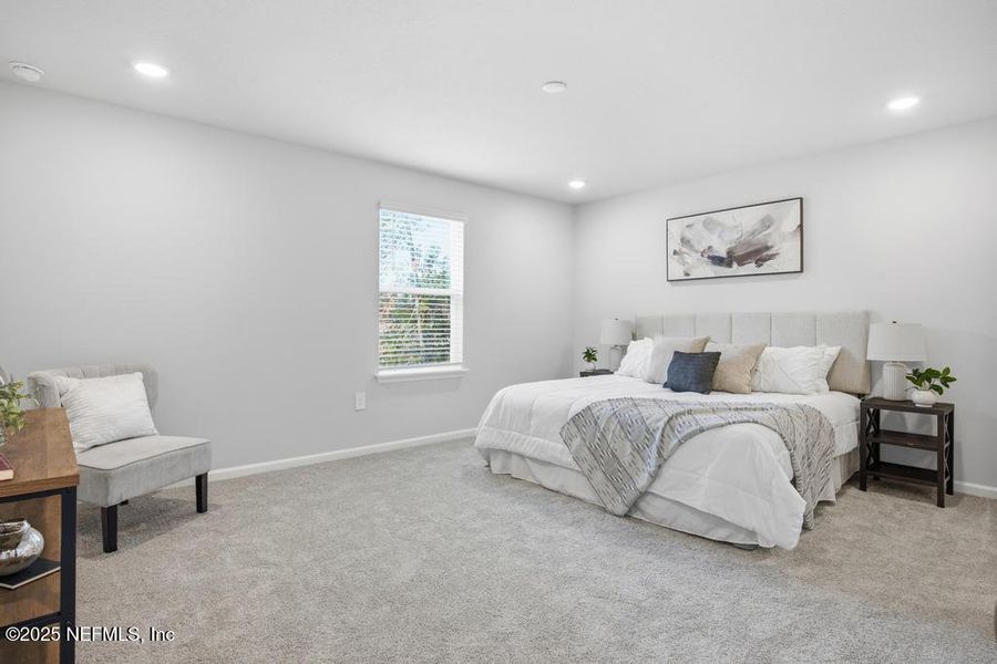 Furnished interior view inside a new home in Kings Preserve, Jacksonville (Image 18).