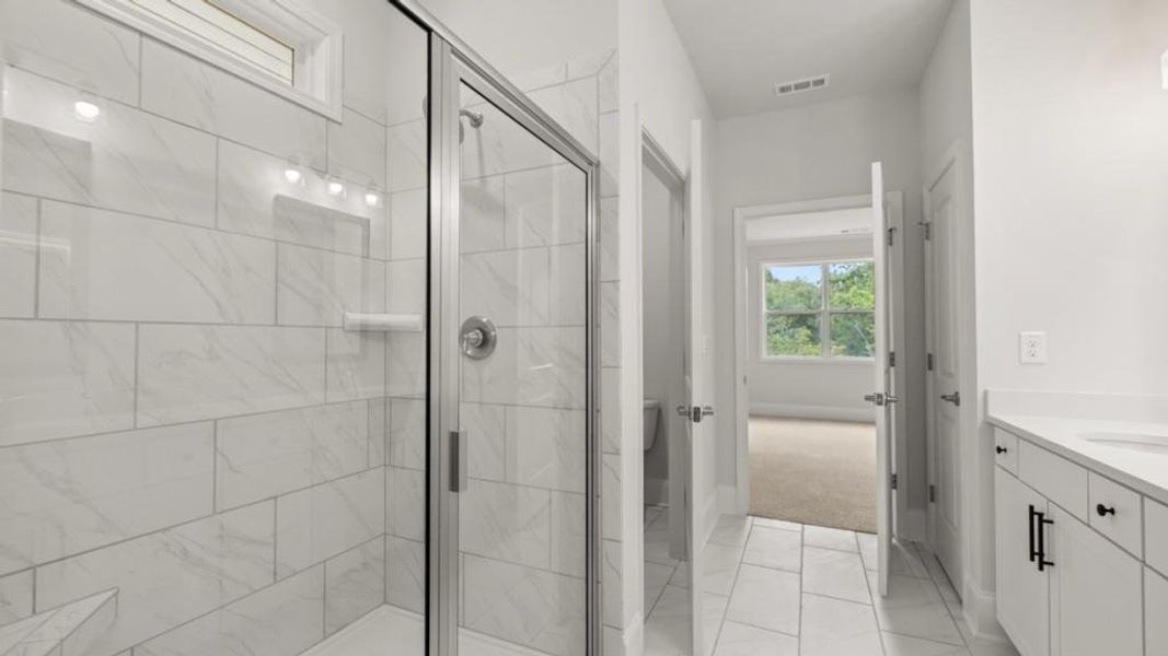 Furnished interior view inside a new home in Hamptons at Riverwood North, Dallas (Image 10).