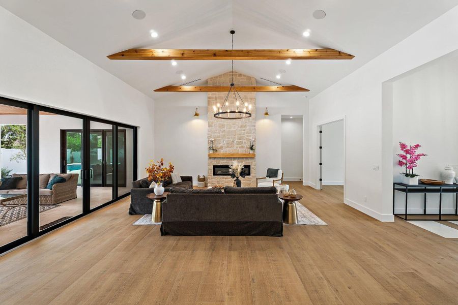 Furnished interior view inside a new home in , Palm Beach Gardens (Image 7). Furnished interior view inside a new home in , Palm Beach Gardens (Image 7).