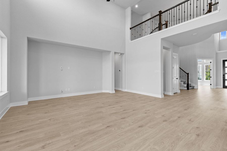 Family Room with soaring ceiling Family Room with soaring ceiling