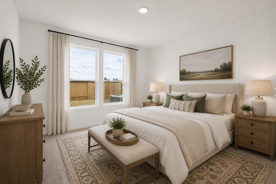 Furnished interior view inside a new home in Montgomery Bend, Montgomery (Image 10).