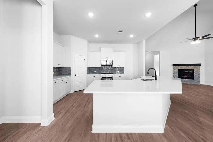 Furnished interior view inside a new home in , Canton (Image 11).