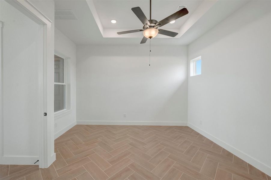 Spacious, unfurnished interior of a new home in Elyson - Grove Row Collection, Katy (Image 21).