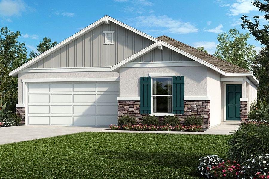 Exterior G with optional stone Exterior G with optional stone