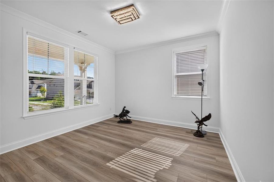 Spacious, unfurnished interior of a new home in Bailey Fence, Dacula (Image 21).