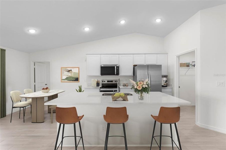 Furnished interior view inside a new home in , Port Charlotte (Image 8).