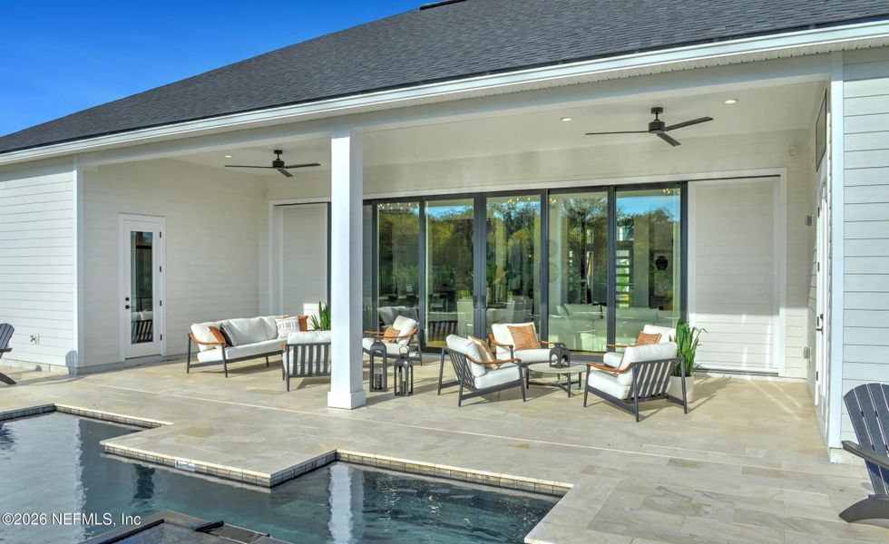 Exterior details and patio area of a home in , Fernandina Beach (Image 23).