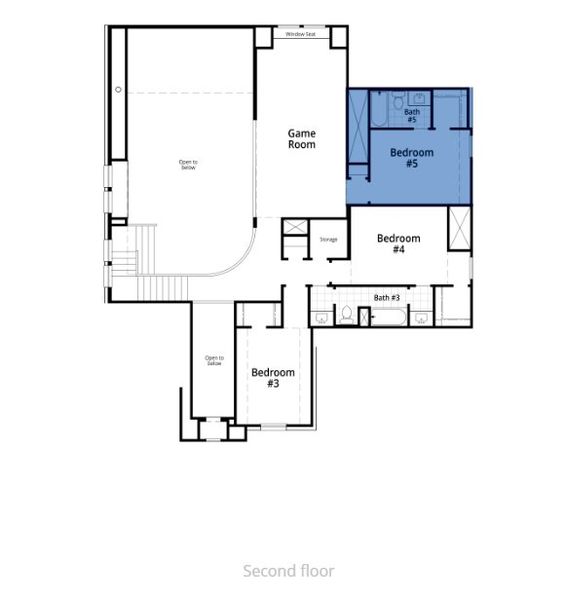 2D floor plan layout of this home in Sonoma Verde: 60ft. lots, McLendon-Chisholm, TX (Image 4). 2D floor plan layout of this home in Sonoma Verde: 60ft. lots, McLendon-Chisholm, TX (Image 4).