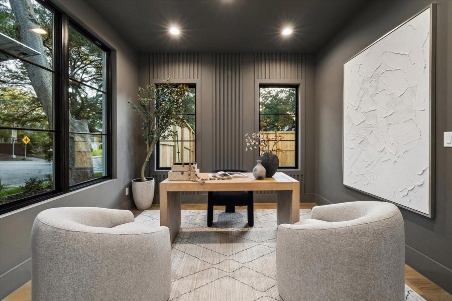 Furnished interior view inside a new home in , Houston (Image 8).