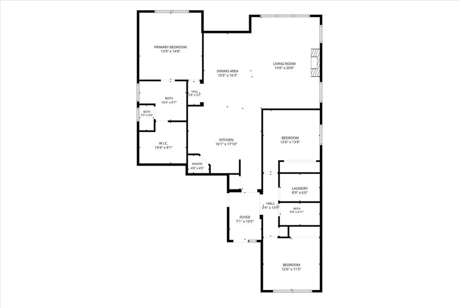 2D floor plan layout of this home in , Hempstead, TX (Image 5). 2D floor plan layout of this home in , Hempstead, TX (Image 5).