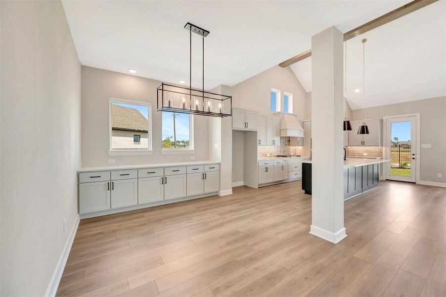 Furnished interior view inside a new home in ARTAVIA - Parkview Collection, Conroe (Image 8).