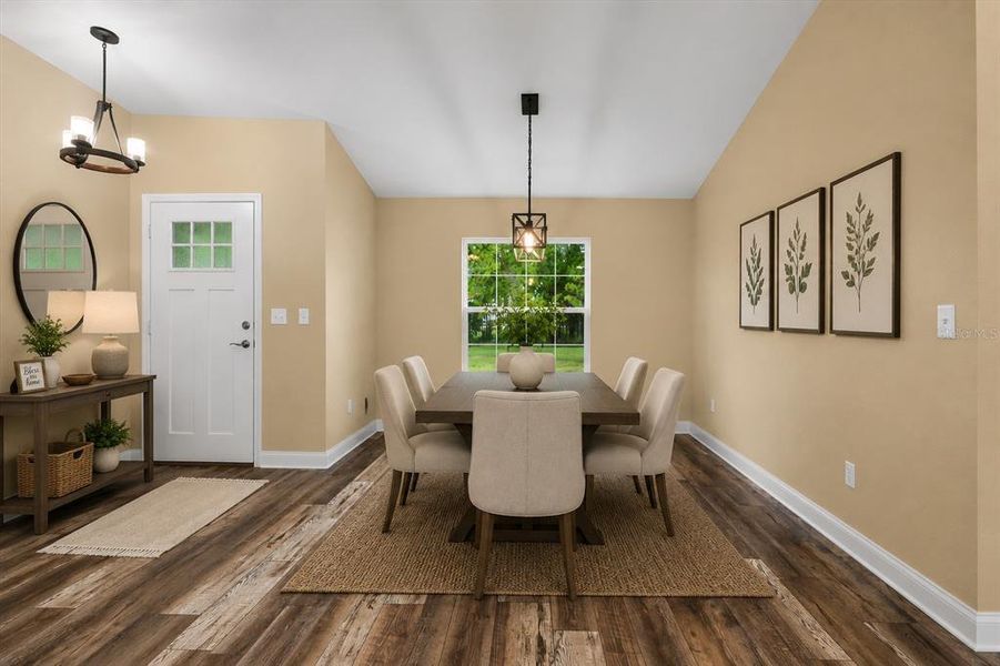 Furnished interior view inside a new home in , Haines City (Image 6).
