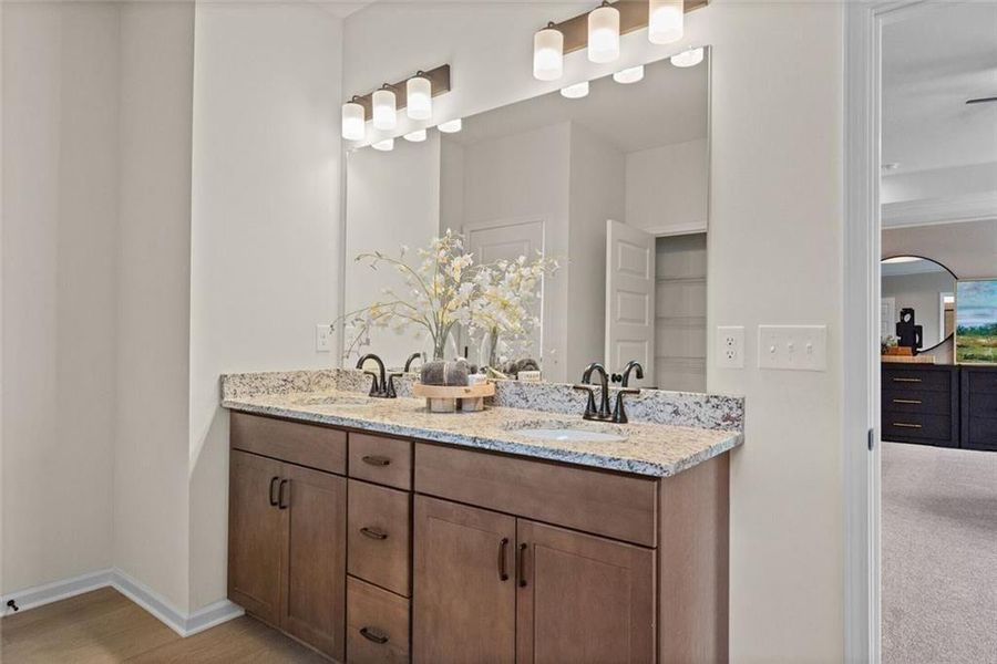 Furnished interior view inside a new home in The Stiles, Cartersville (Image 27).