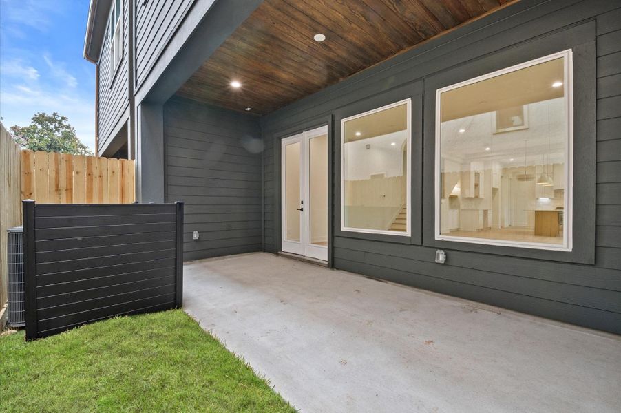 Covered patio Covered patio