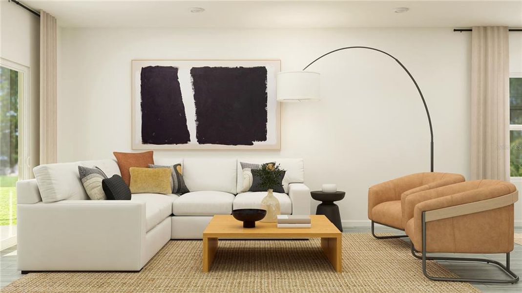 Furnished interior view inside a new home in Pioneer Ranch, Ocala (Image 6).