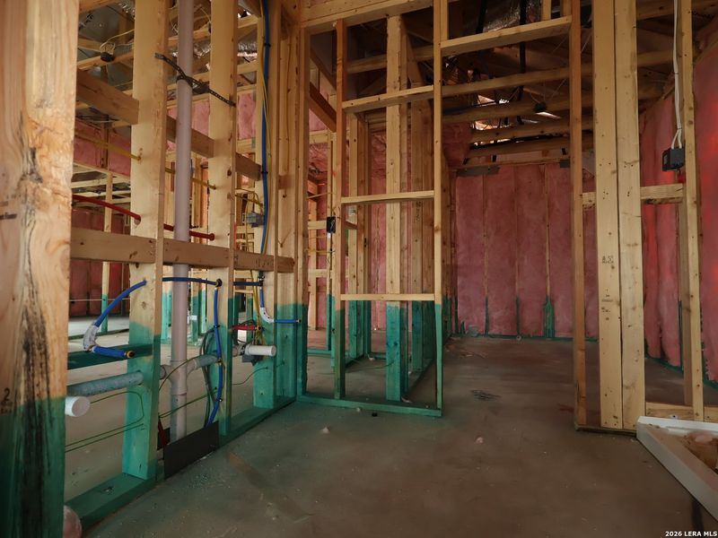 In-progress construction of a new home in Meadows at Clear Springs, New Braunfels, TX (Image 27).