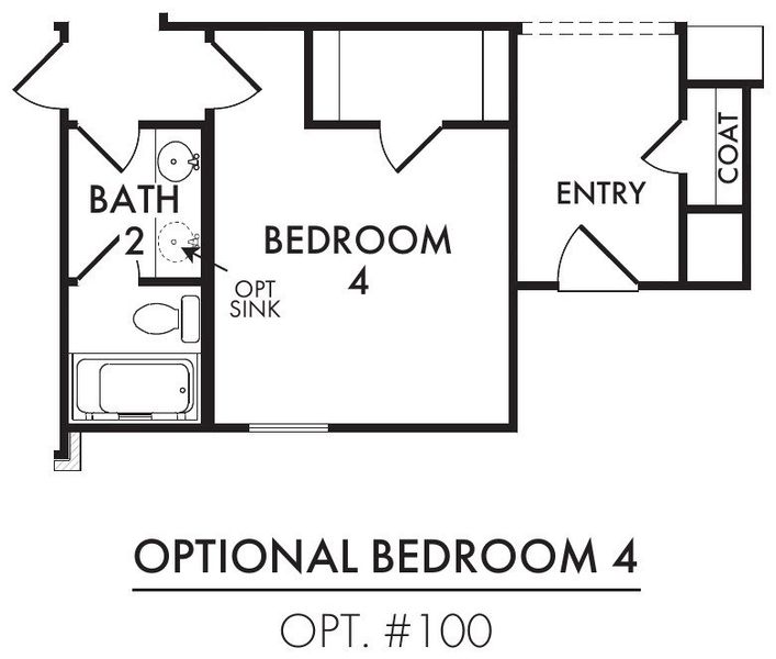 Bedroom 4 (eliminates Dining Room) Bedroom 4 (eliminates Dining Room)