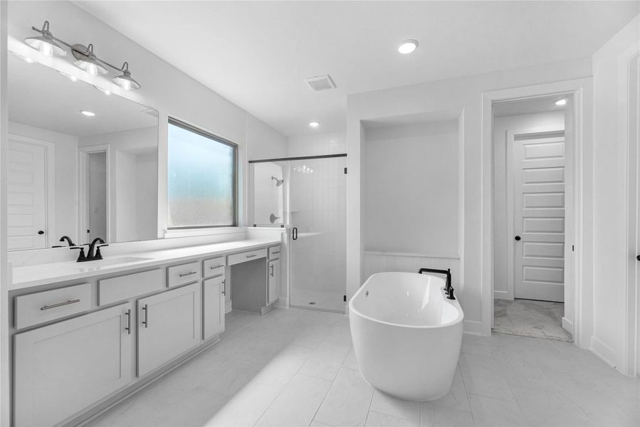 Furnished interior view inside a new home in Jordan Ranch – 60', Brookshire (Image 7). Furnished interior view inside a new home in Jordan Ranch – 60', Brookshire (Image 7).