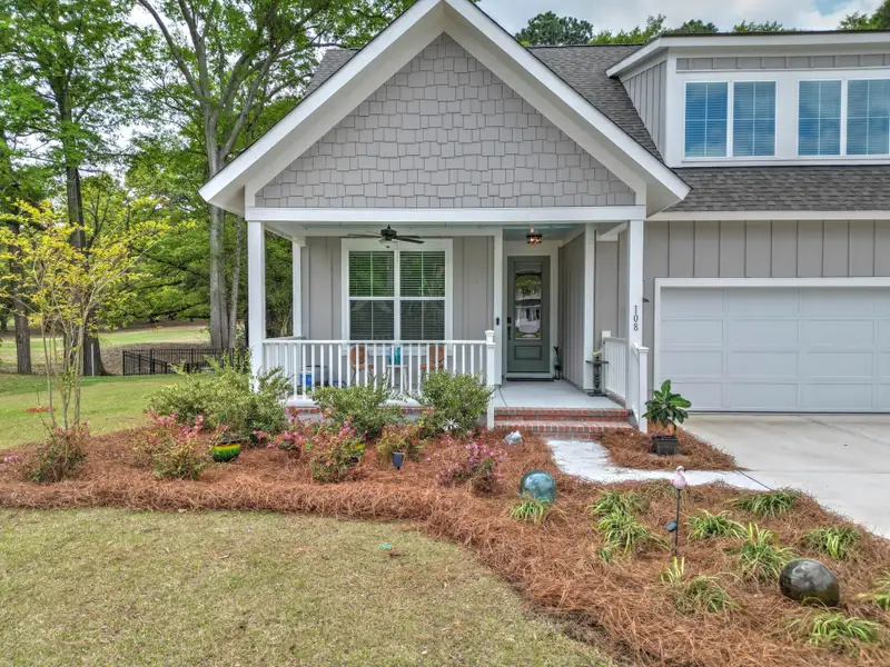 Exterior details and patio area of a home in , Santee (Image 4).