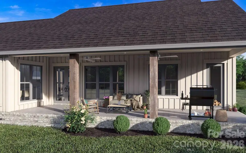 Exterior details and patio area of a home in , Salisbury (Image 3).