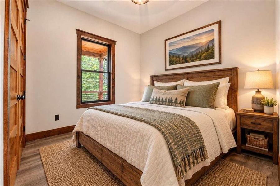 Furnished interior view inside a new home in , Ellijay (Image 15).
