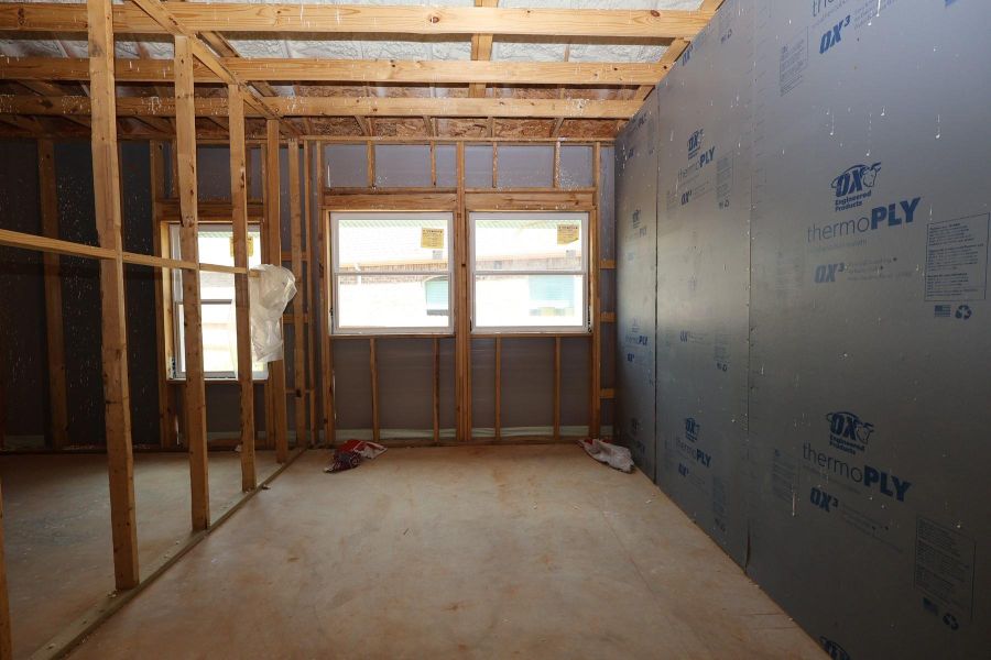In-progress construction of a new home in Grand Central Park - Ascent Collection, Conroe, TX (Image 7).